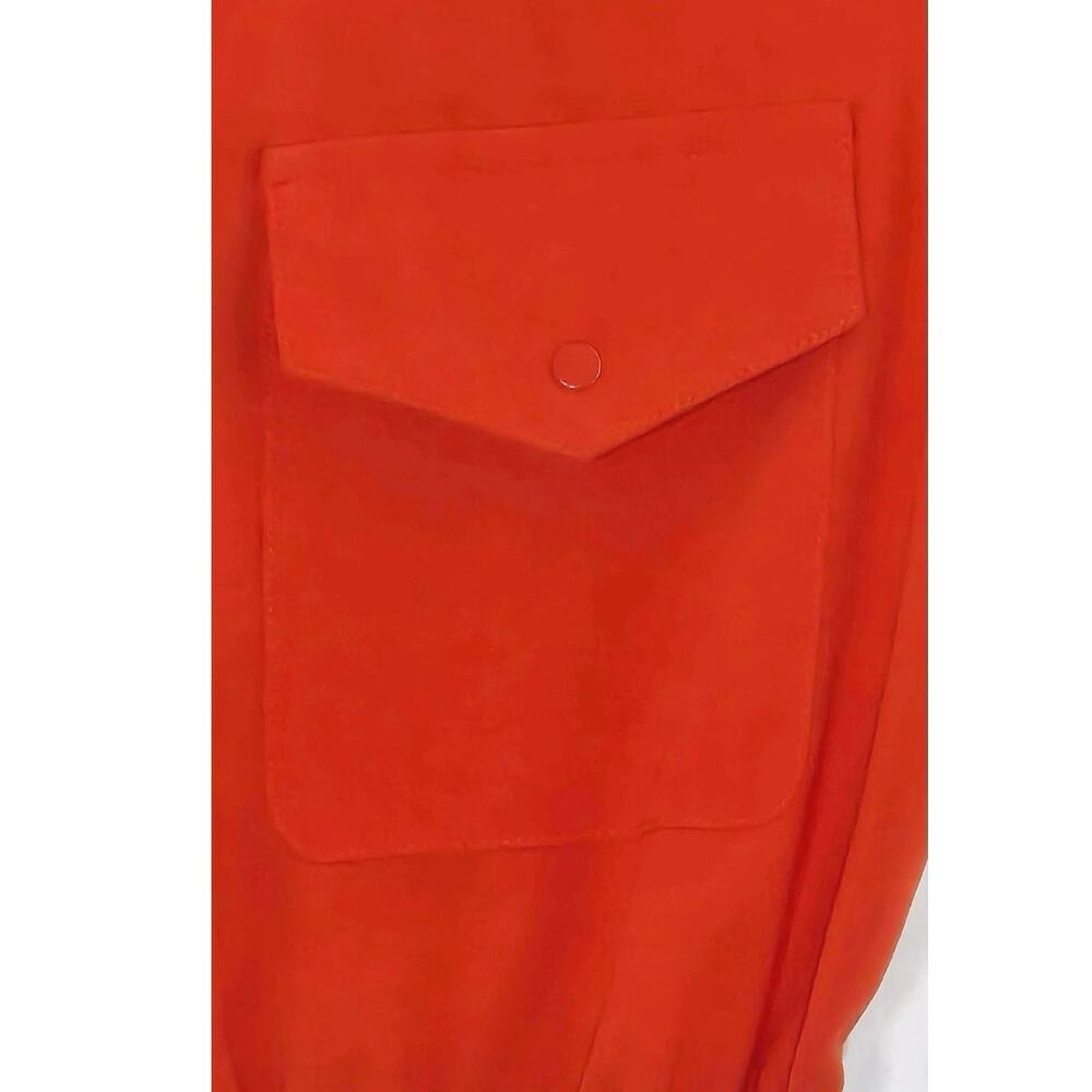 Womens Dina be orange romper size small - Picture 4 of 8